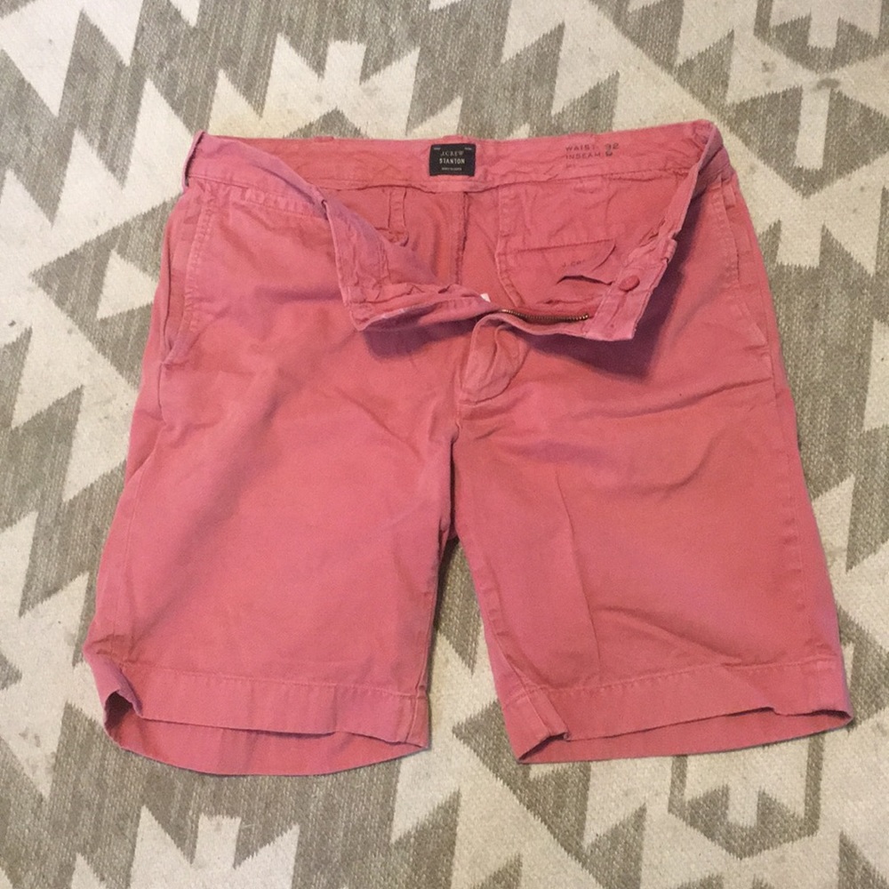 J crew salmon shorts